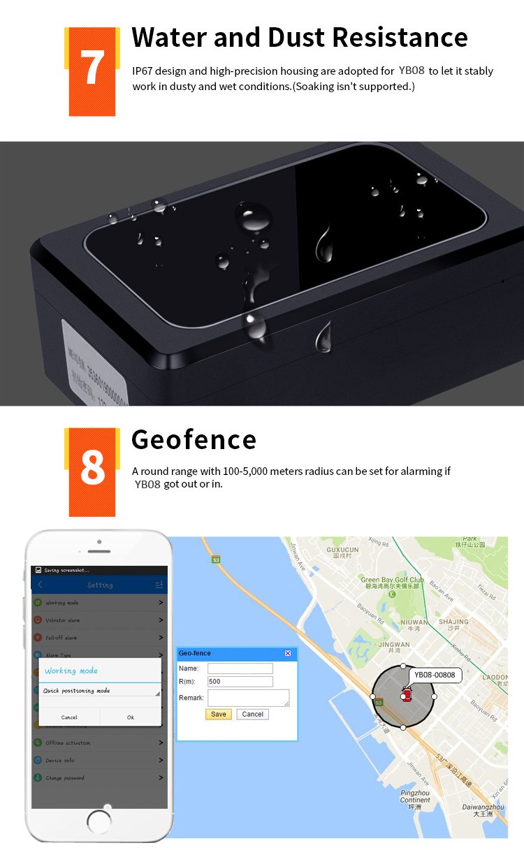 Huge Battery GPS tracking