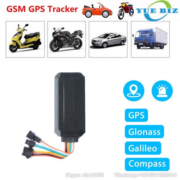  Rastreador GPS de coche para vehículos, localizador en tiempo  real GPS/GSM/GPRS/SMS, seguimiento antirrobo con aplicaciones móviles :  Electrónica